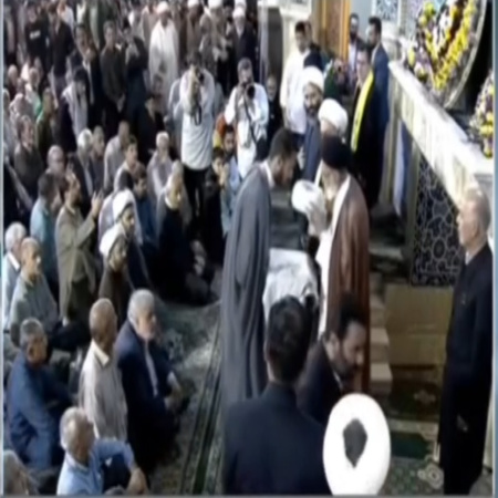 مراسم عمامه گذاری طلاب مدرسه علمیه عبدالعظیم علیه السلام